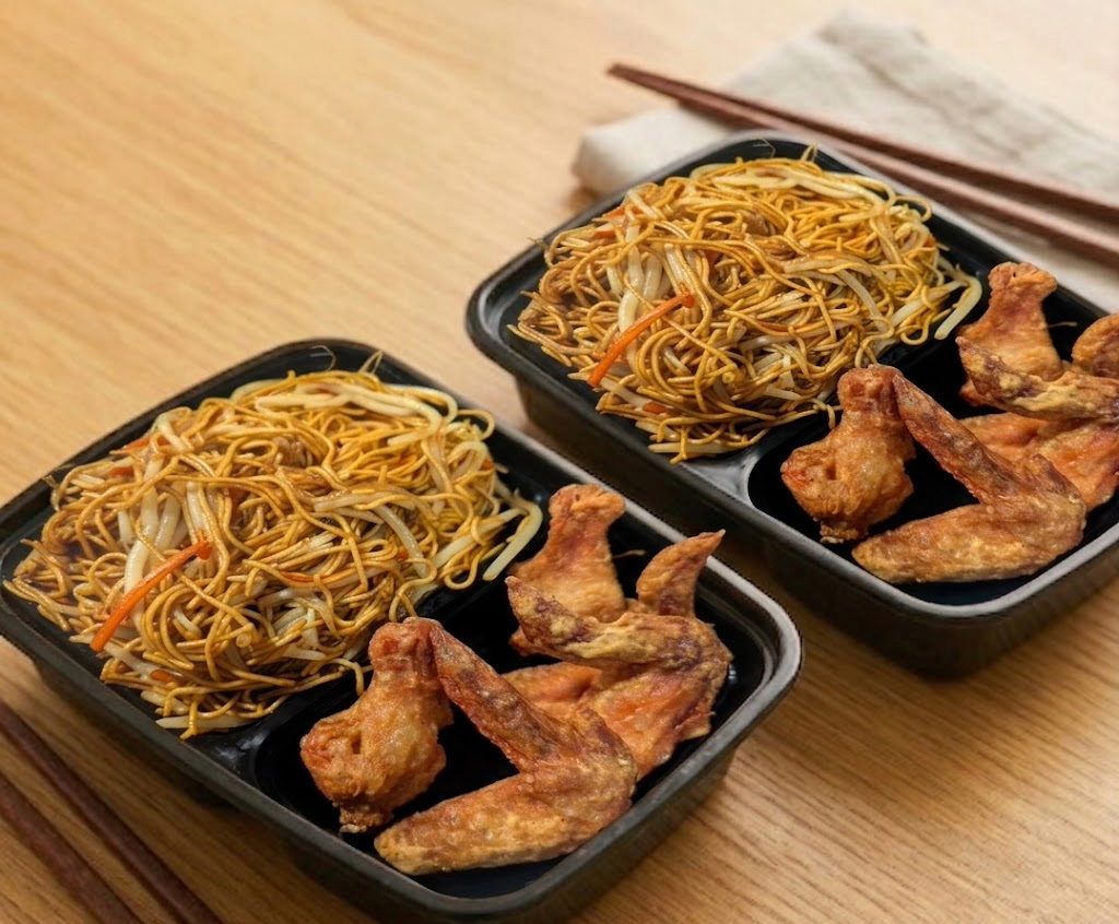 Chicken Wing Noodle Box (Two Can Dine Special)